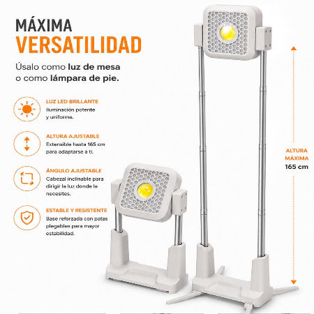 LAMPARA SOLAR EXTENSIBLE AV47952